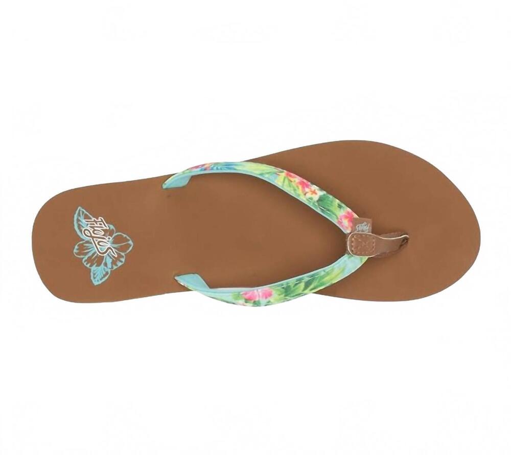 NEW FLOJOS women's keilani floral flip flop in multicolor - Picture 3 of 4